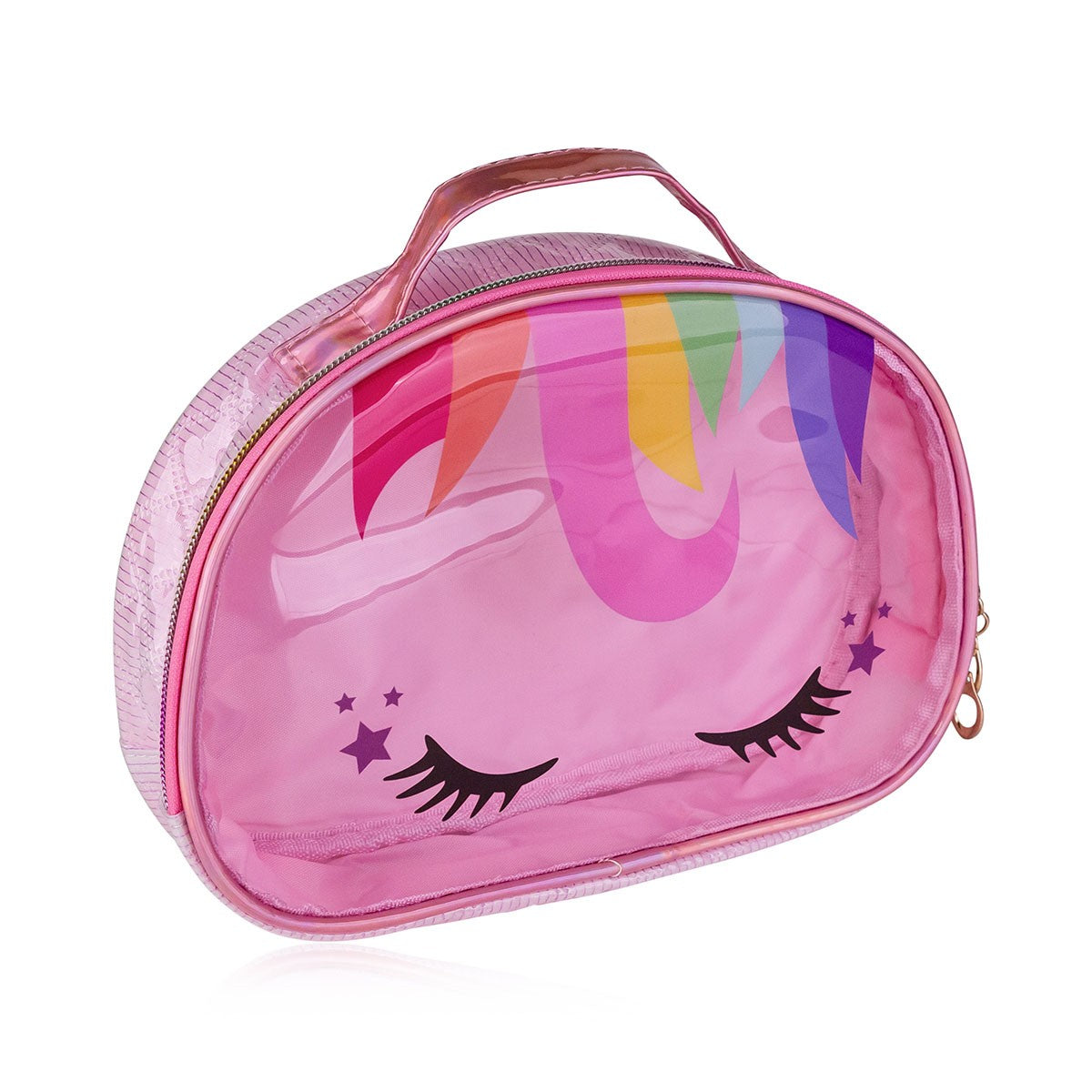Unicorn pink toiletry bag 25 x 21 x 5.5cm - Accentra