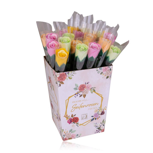 4g Rose Bouquet Made from Soap Flakes, Yellow-Lime - Accentra