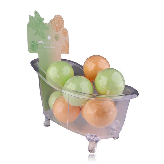 Σφαίρες Bath fizzer 100g σε πλαστική μπανιέρα, Spa Collection - Accentra