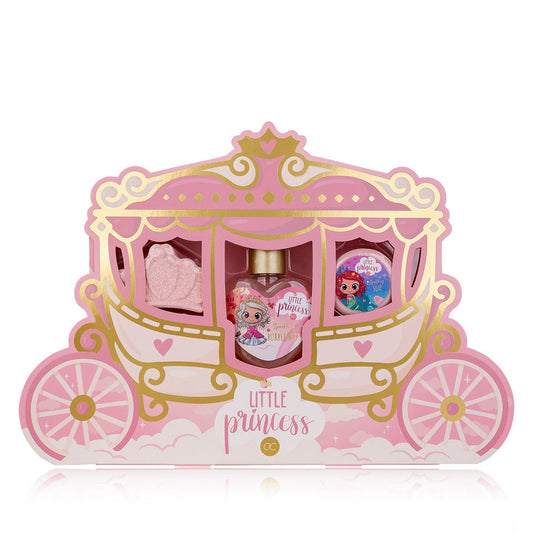 Bath set in a trolley box with 80ml shower gel, 50g bath fizzer & soap, Little Princess - Accentra