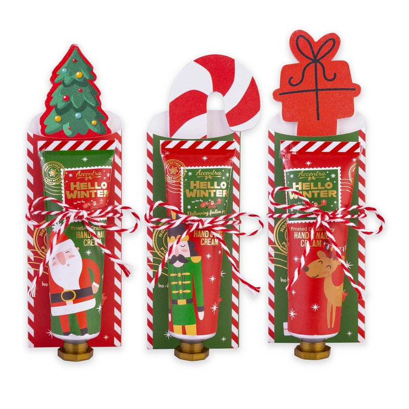 Χριτουγεννιάτικο set περιποίησης με κρέμα χεριών 60ml & μια λίμα, Hello Winter – Accentra