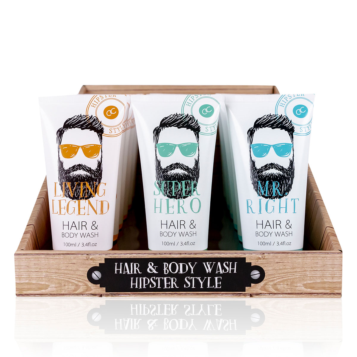 Ανδρικών hair & body wash 100ml, Hipster Style - Accentra