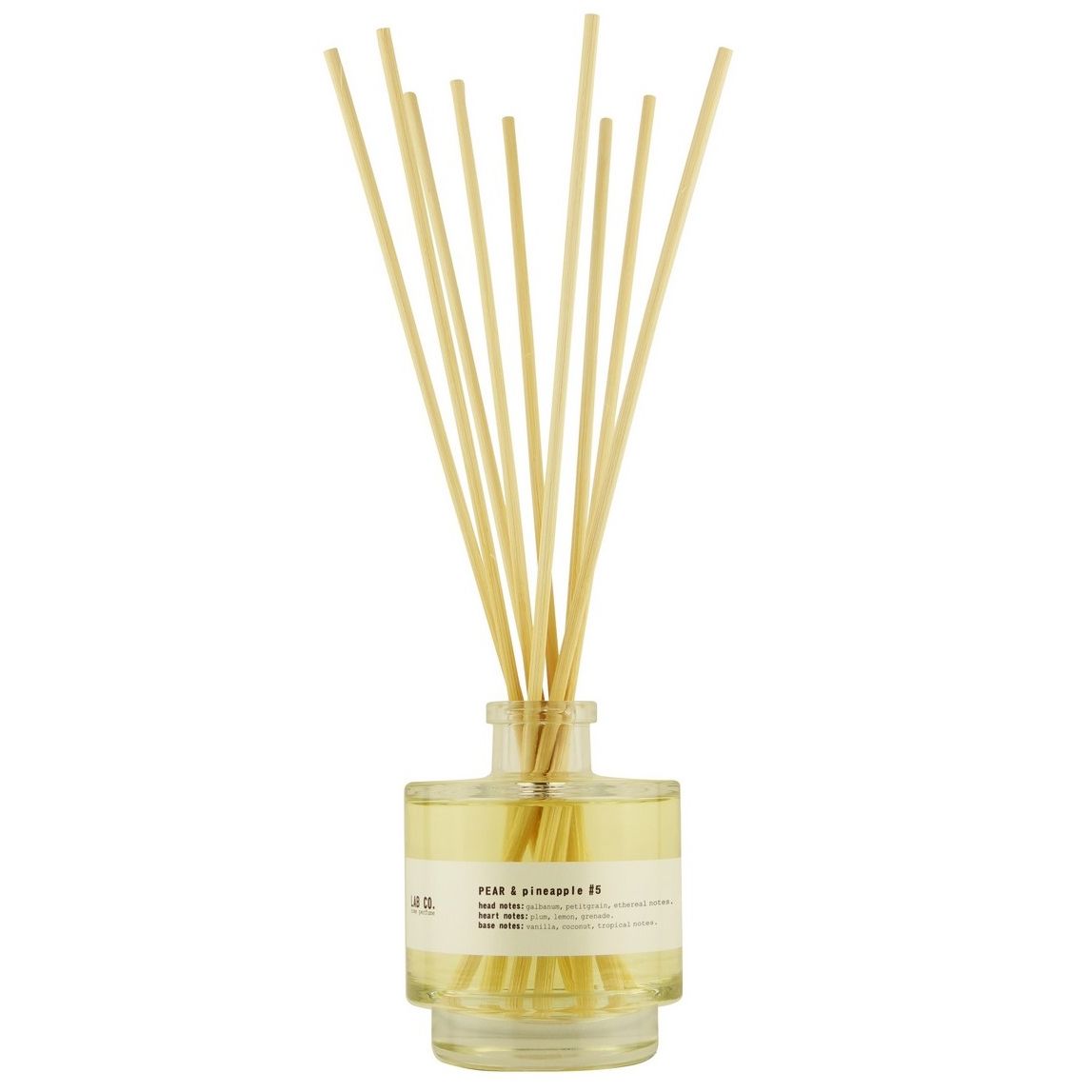 Room fragrance with sticks 200ml Pear & Pineapple #5 Diffuser - Lab Co