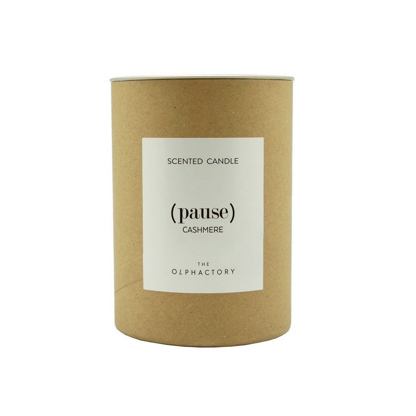 Cashmere Φυτικό αρωματικό κερί με καπάκι 200gr, Pause - The Olphactory