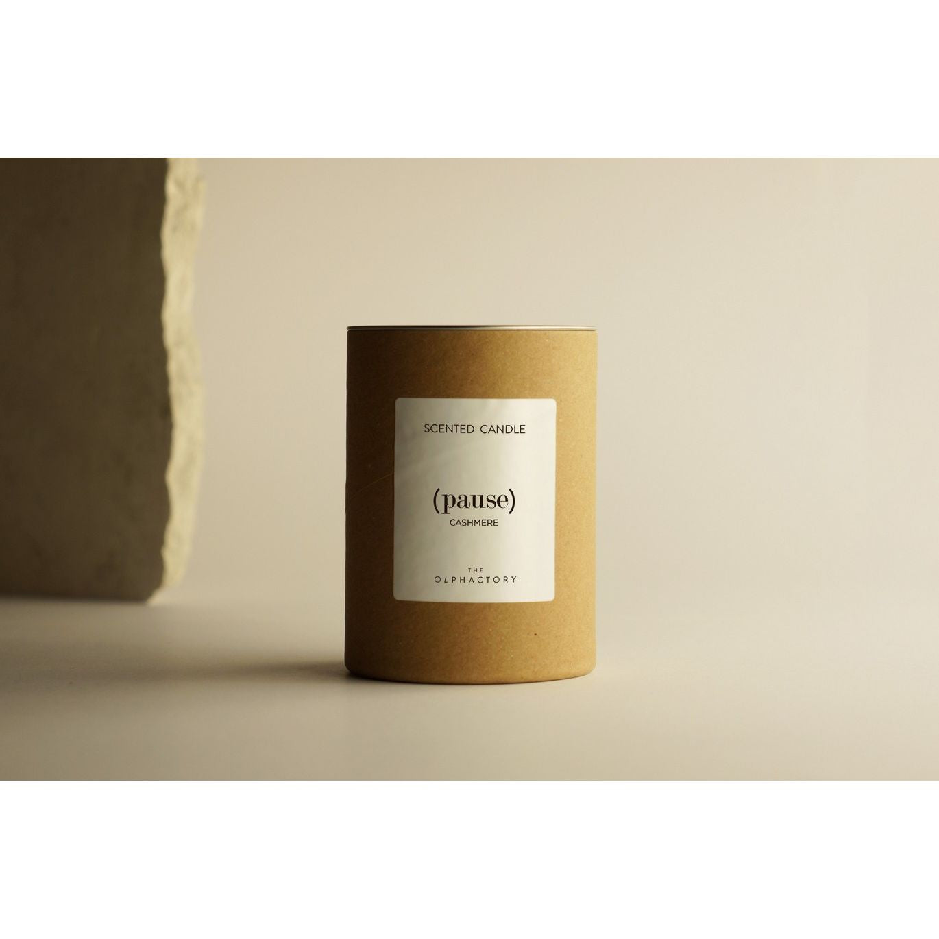 Cashmere Φυτικό αρωματικό κερί με καπάκι 200gr, Pause - The Olphactory