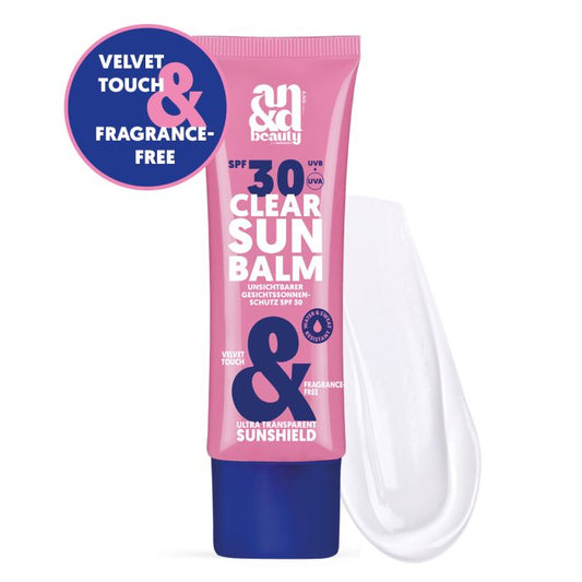 Transparent sunscreen face balm with SPF 30, 50mL - AND beauty
