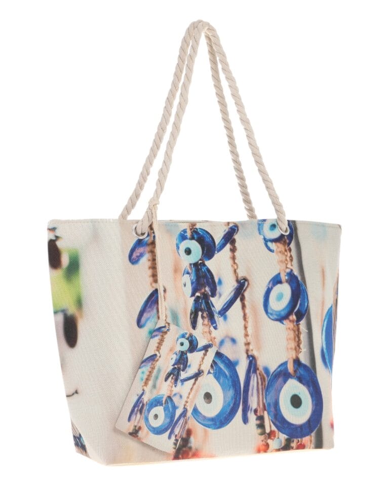 Eyes beach bag