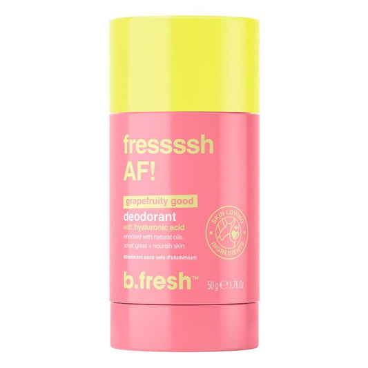 Deodorant stick 50g alcohol-free, with hyaluronic acid & grapefruit scent, Fresssh AF! - BFresh