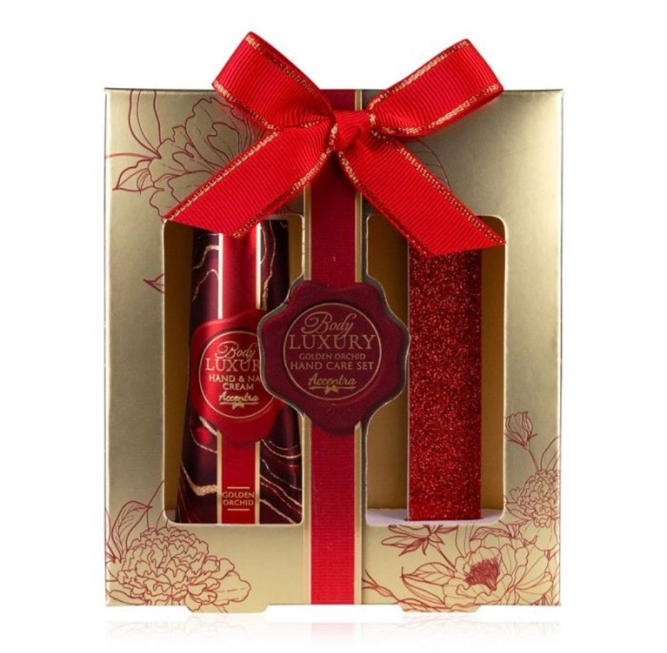 Σετ περιποίησης χεριών με 1 λίμα και μια κρέμα χεριών & νυχιών 30ml, Body Luxury - Accentra