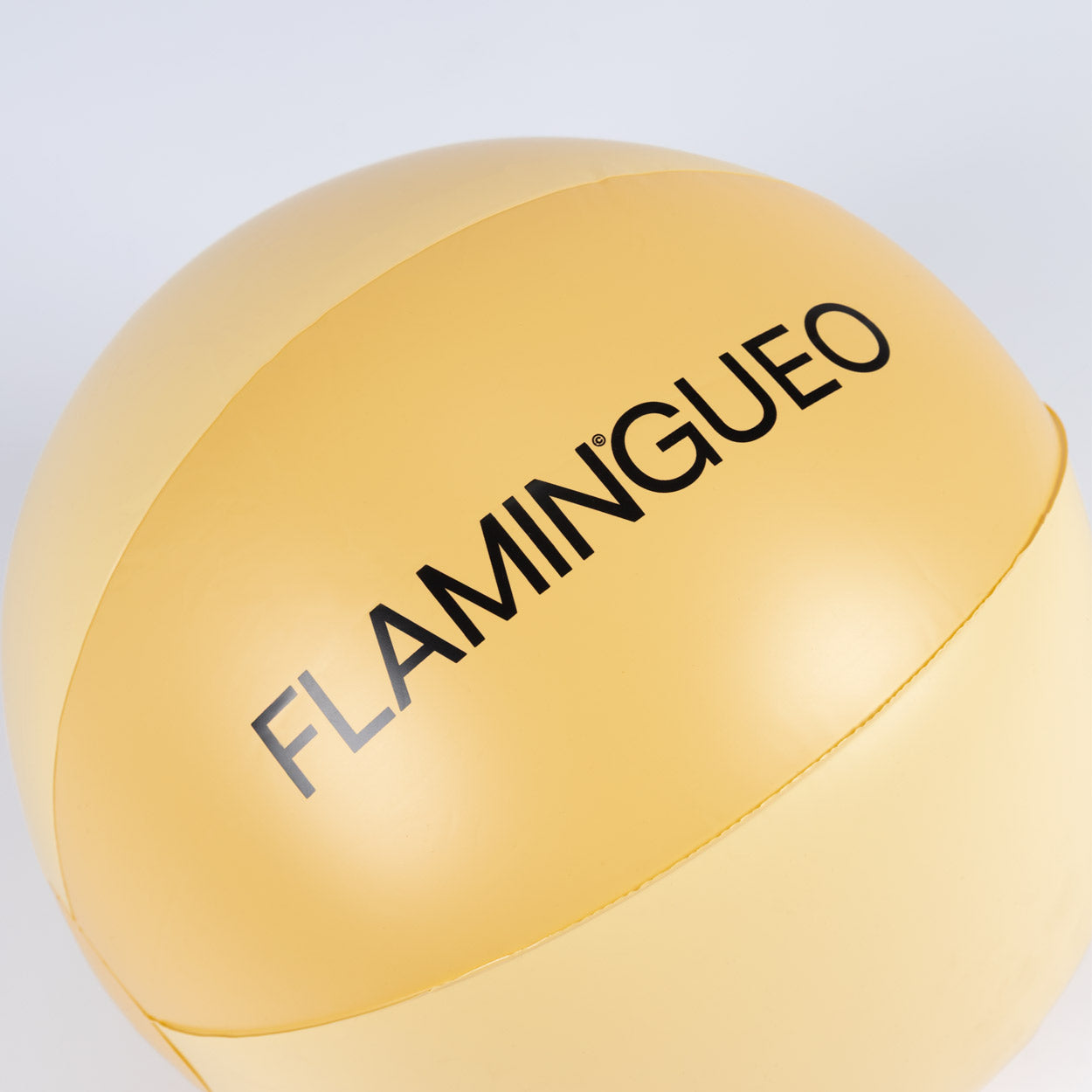 Inflatable yellow beach ball 35cm diameter, Riva - Flamingueo