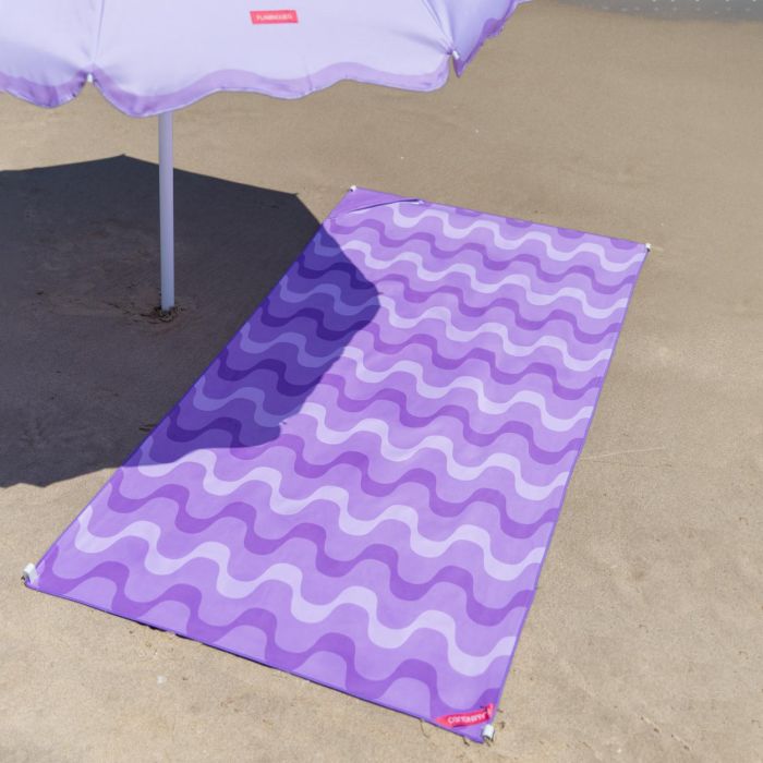 Microfiber Towel 90*180cm Purple Ultra-Fast Drying, Ayla - Flamingueo
