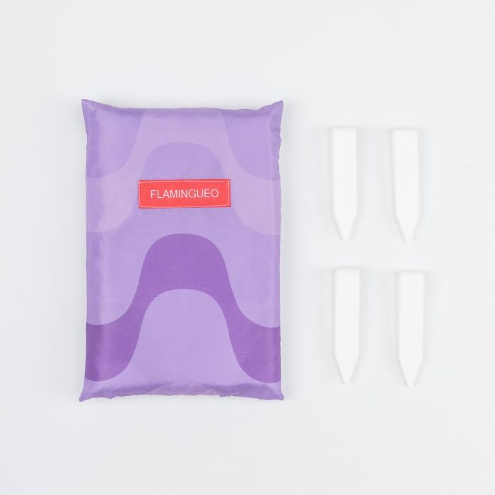 Microfiber Towel 90*180cm Purple Ultra-Fast Drying, Ayla - Flamingueo