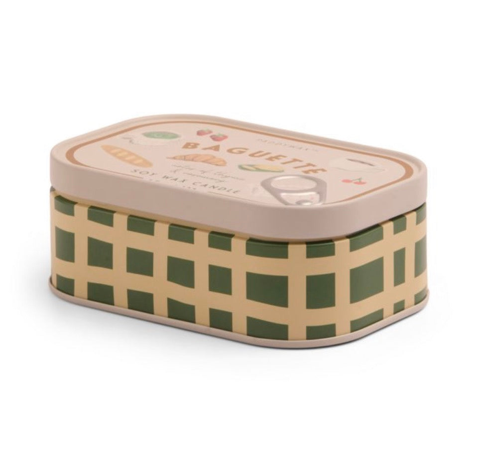 Φυτικό Κερί 127gr σε μεταλλικό δοχείο-κονσέρβα, Bistro French Baguette - Paddywax