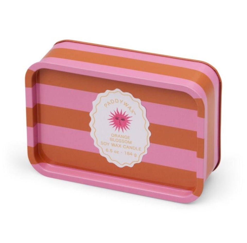 A dopo κερί σόγιας μεταλλικό δοχείο, Orange Blossom 184gr Sun - Paddywax