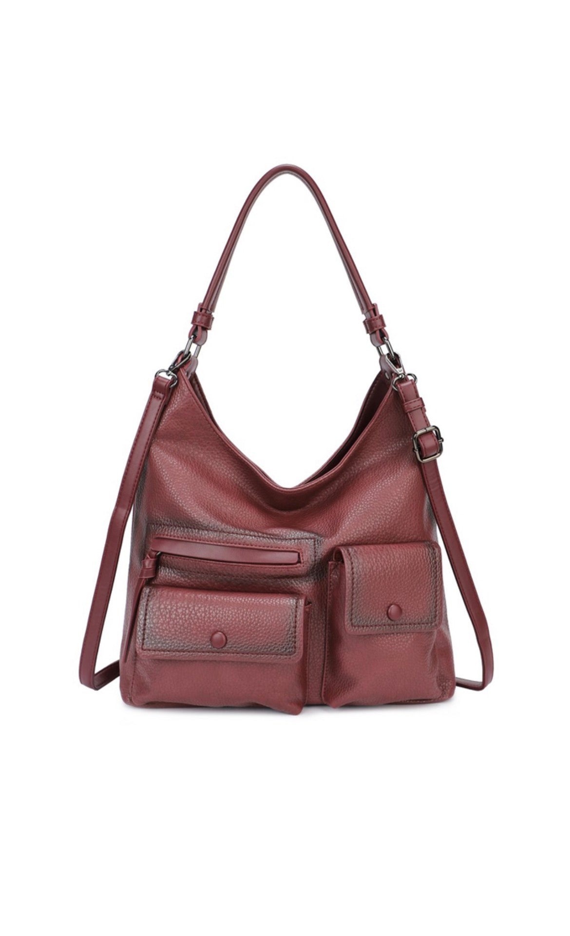 Γυναικεία Τσάντα Ώμου ΜΠΟΡΝΤΩ/BORDO
