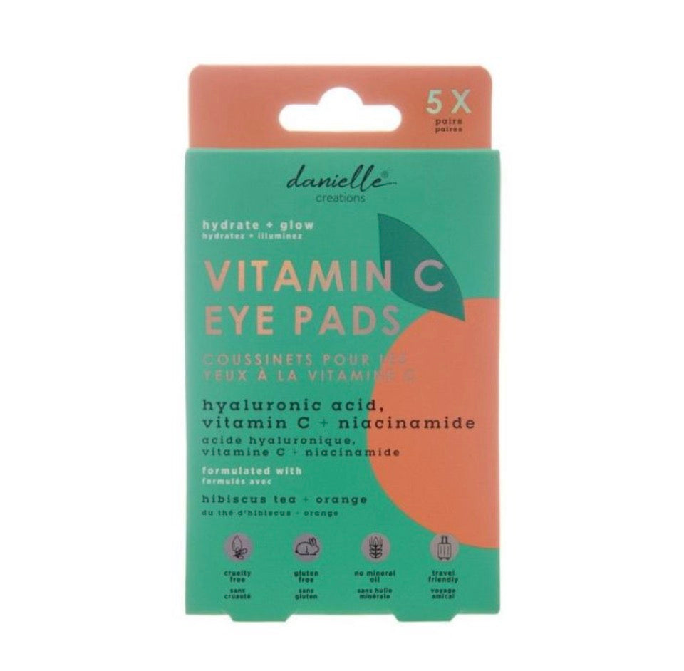 Vitamin C & Aloe Μάσκες ματιών κατά του πρηξίματος, 5 ζεύγη - By Upper Canada