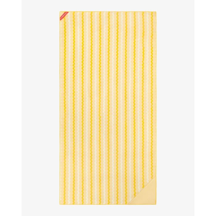 Πετσέτα με μικροΐνες 90*180cm Κίτρινη Ultra-Fast Drying, Tropic - Flamingueo