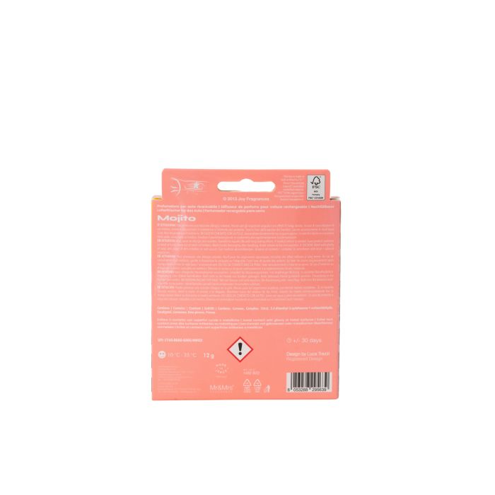 Niki Smile Car Air Freshener with Refill, Mojito - Mr&Mrs Fragrance