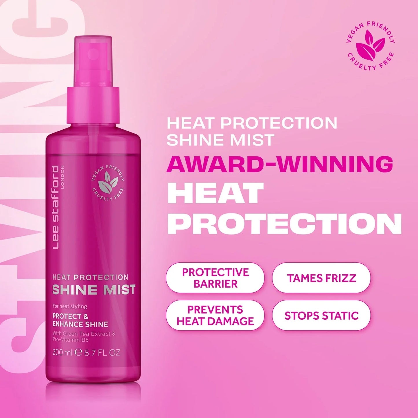 Heat Protection Shine Mist - Lee Stafford