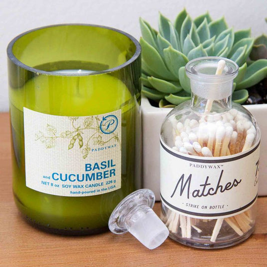 75 Σπίρτα ασφαλείας 8,9cm με λευκή κεφαλή - Paddywax