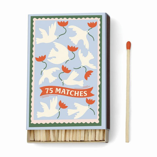 Adopo 'Flower' Orange 75 Safety Matches 9.6cm - Paddywax