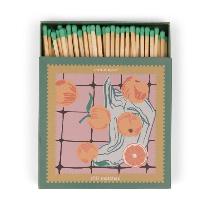 Oranges, 100 Jumbo Safety Matches 11cm - Paddywax