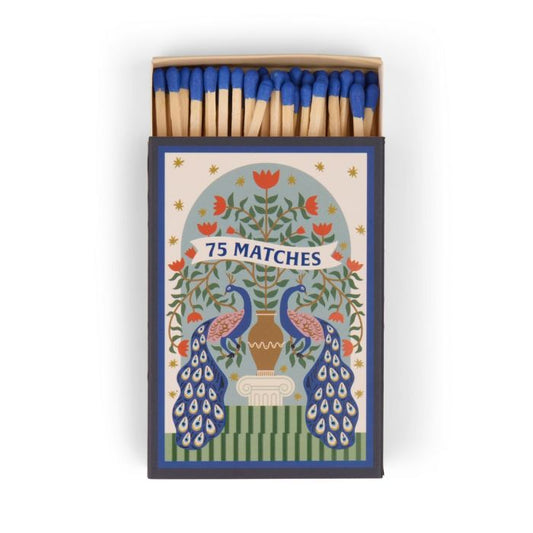 Adopo 'Peacock' set 75 Safety Matches 9.6cm - Paddywax