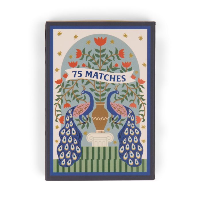 Adopo 'Peacock' set 75 Σπίρτα ασφαλείας 9.6cm - Paddywax