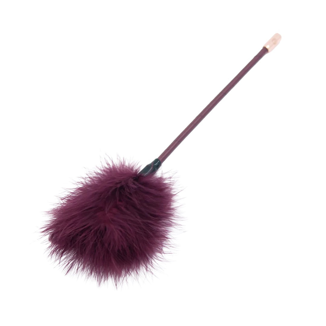Fetish Feather Feather Burgundy - Shots