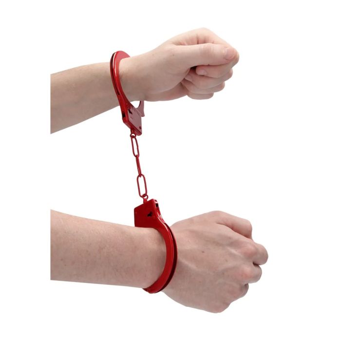 Κόκκινες Μεταλλικές Χειροπέδες, Ouch Beginner's Handcuffs - Shots