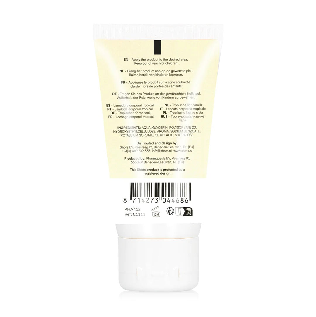Body Lick βρώσιμο λιπαντικό 50 ml, Tropical - Shots