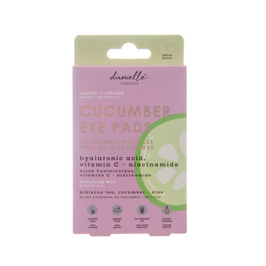 5 Pairs Cucumber Anti-Puffiness Eye Masks with Hyaluronic Acid - By Upper Canada