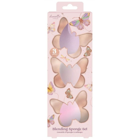 3 teardrop Makeup Sponges, Butterfly Blending Sponge Set - By Upper Canada