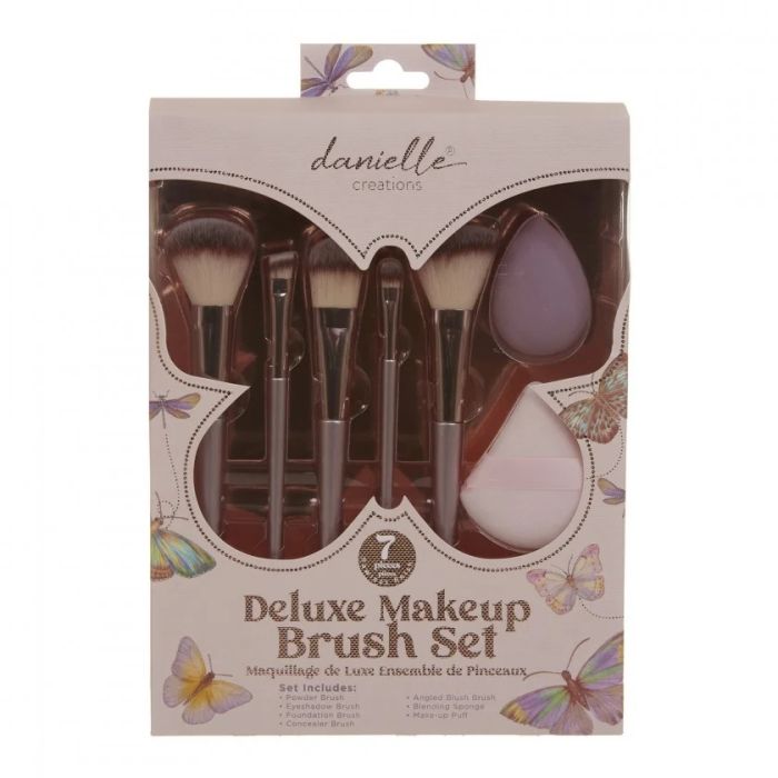 Σετ με 7 πινέλα για μακιγιάζ, Butterfly Brush Set! - By Upper Canada