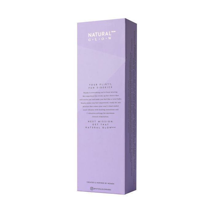 Αδιάβροχη συσκευή δόνησης 4*22.3cm με 2 άκρα, Wanda - By Upper Canada