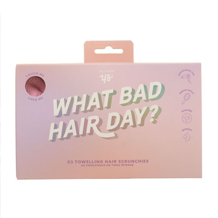 Σετ 3 απορροφητικών Scrunchies για στέγνωμα μαλλιών, What bad hair day? - By Upper Canada