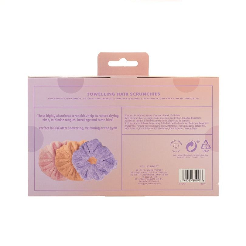 Σετ 3 απορροφητικών Scrunchies για στέγνωμα μαλλιών, What bad hair day? - By Upper Canada