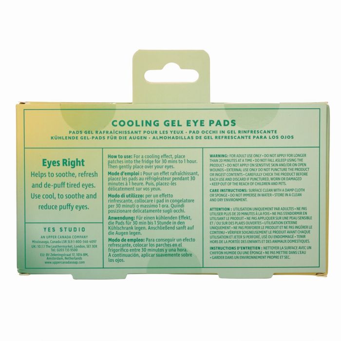 Ζευγάρι Eye Pads ψύξης με τζελ κατά του πρηξίματος, Cool as A... - By Upper Canada