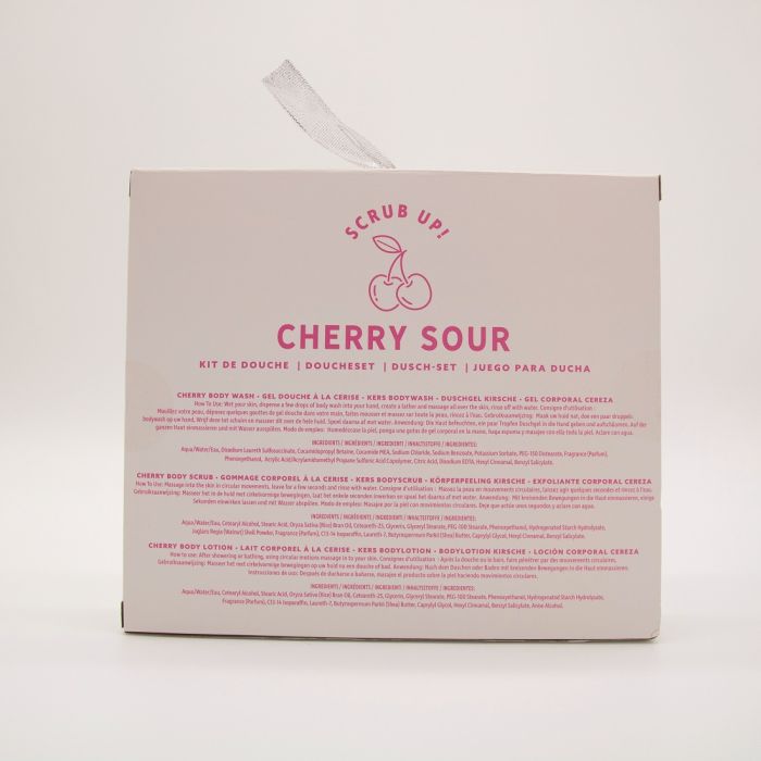 Σετ μπάνιου με 3*150ml αφρόλουτρο, λοσιόν & scrub, Cherry Baby - By Upper Canada