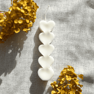 Λαμπάδα Heart White