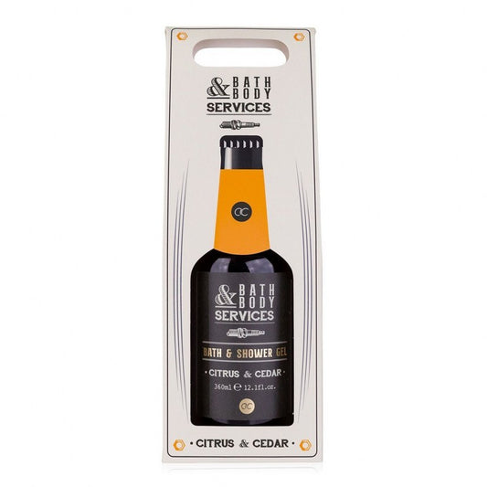 Men's Shower Gel Body Services ACNT-8155851 360ml Citrus &amp; Cedar Accentra