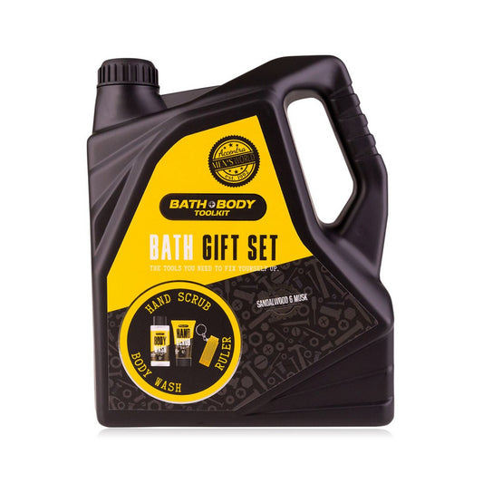 Men's set with hand scrub 30ml, shower gel 100ml &amp; keychain-meter, Bath &amp; Body - Accentra