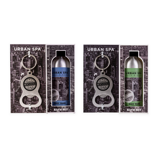 Men's set with 100ml shower gel &amp; bottle opener, Urban - Accentra