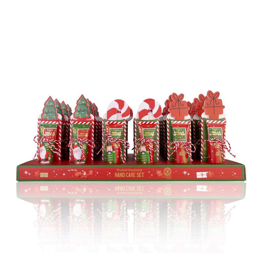 Χριτουγεννιάτικο set περιποίησης με κρέμα χεριών 60ml & μια λίμα, Hello Winter – Accentra