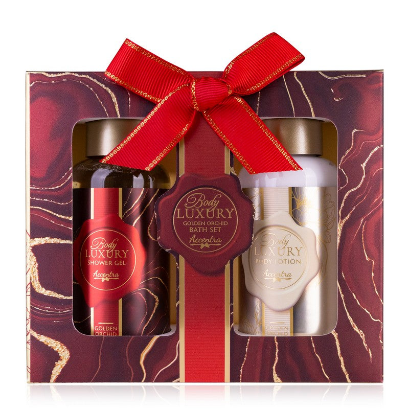 Σετ περιποίησης με αφρόλουτρο 100ml & 100ml body lotion, Body Luxury - Accentra