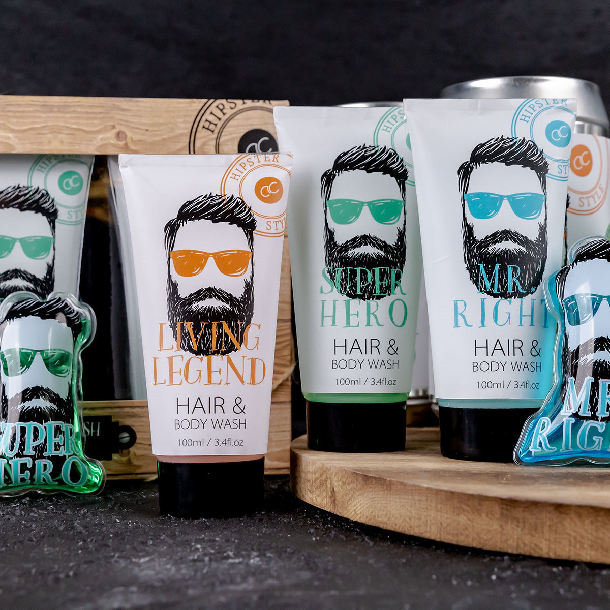 Ανδρικών hair & body wash 100ml, Hipster Style - Accentra