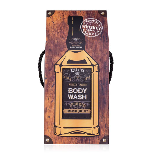 Shower gel 400ml in packaging - Whiskey bottle - Accentra