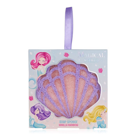 Vanilla soap with shell-shaped sponge, Magical Mermaid - Accentra