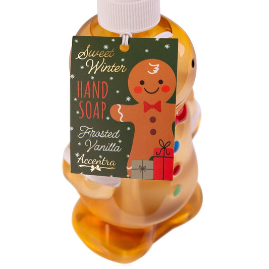 Σαπούνι χεριών vanilla 300ml σε Gingerbreadman συσκευασία, Winter Classics – Accentra