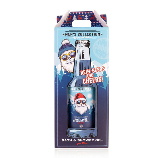 Ανδρικό Bath & shower gel 360ml σε γιορτινό μπουκάλι που θυμίζει μπύρα – Accentra